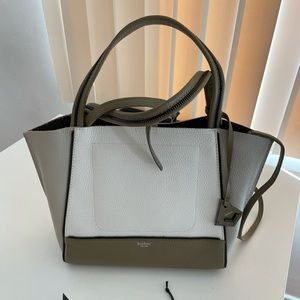 Botkier Two-Tone Olive and Cream Tote